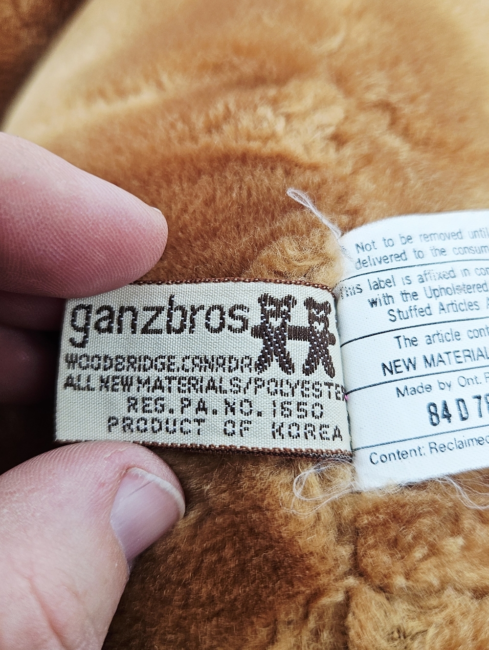 GANZBROS | vintage Wrinkles Heritage Collection large puppet stuffed toy - Picture 5 of 9